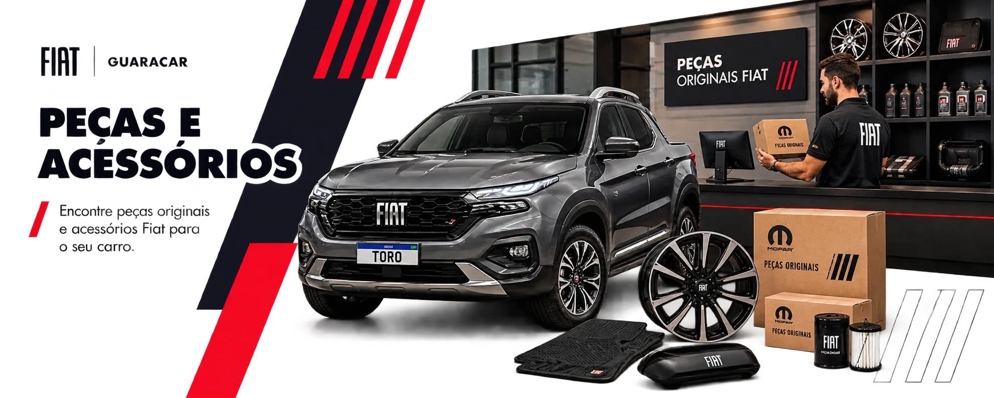 Peças e acessórios Fiat Guaracar